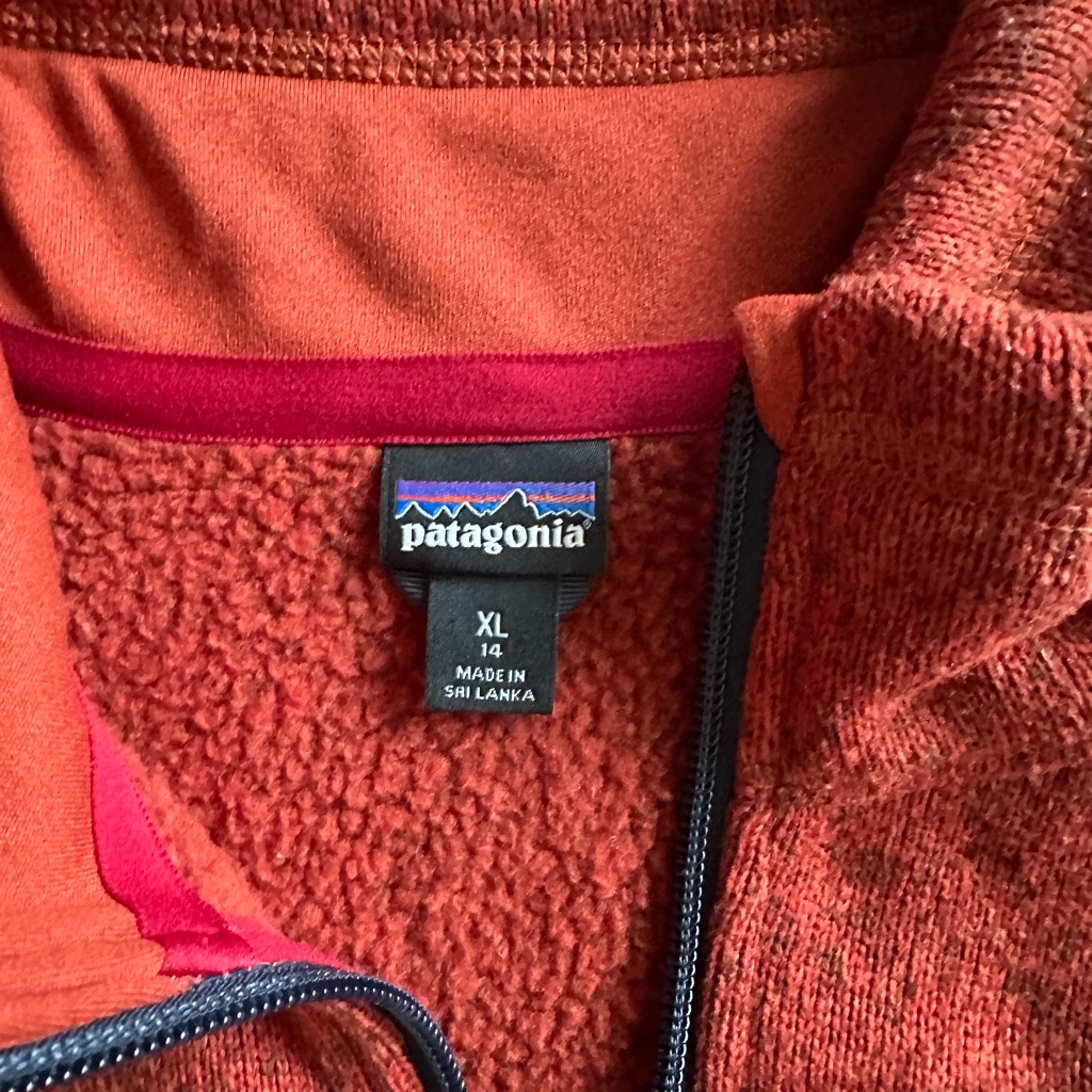 Patagonia Rust Fleece Jacket Men’s Xl